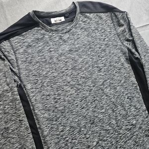 Joseph Abboud Mens M Performance Long Sleeve Heather Grey Hiking Outdoor‎ Active